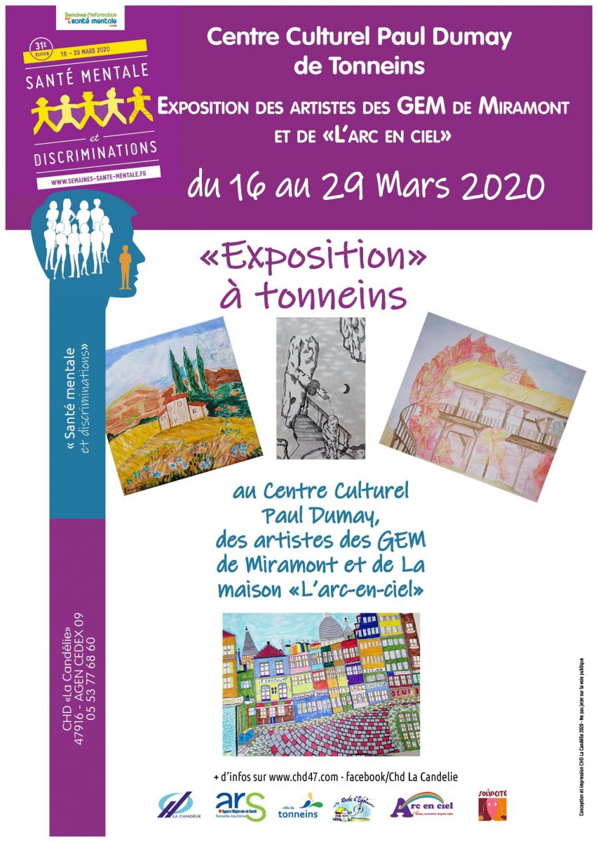 Exposition des artistes des GEM de Miramont et de Marmande!