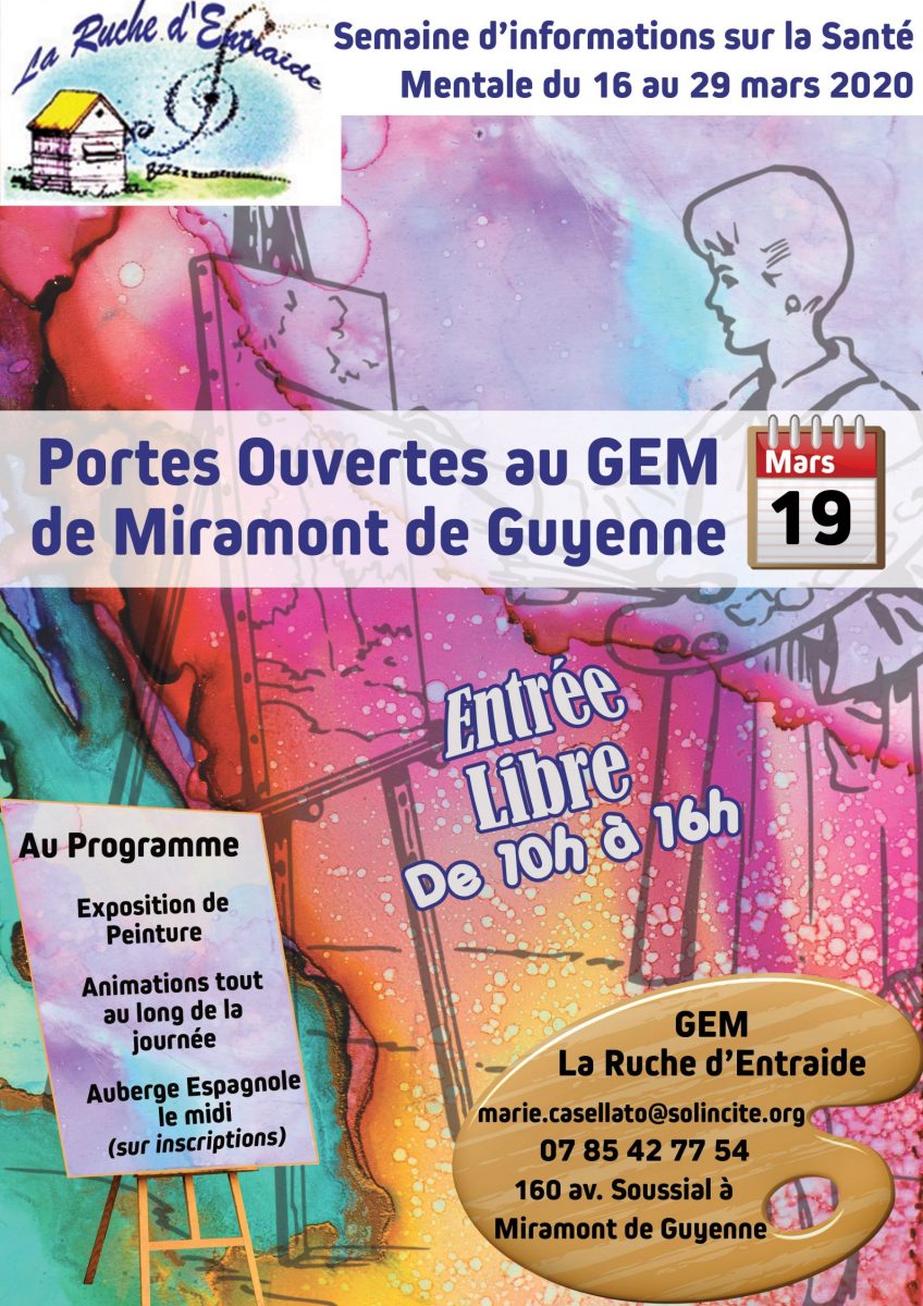 Portes Ouvertes au GEM « La Ruche d&rsquo;Entraide » !