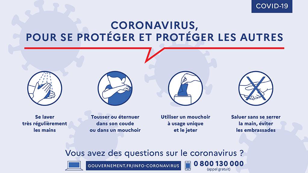 PRÉVENTIONS CORONAVIRUS COVID-19