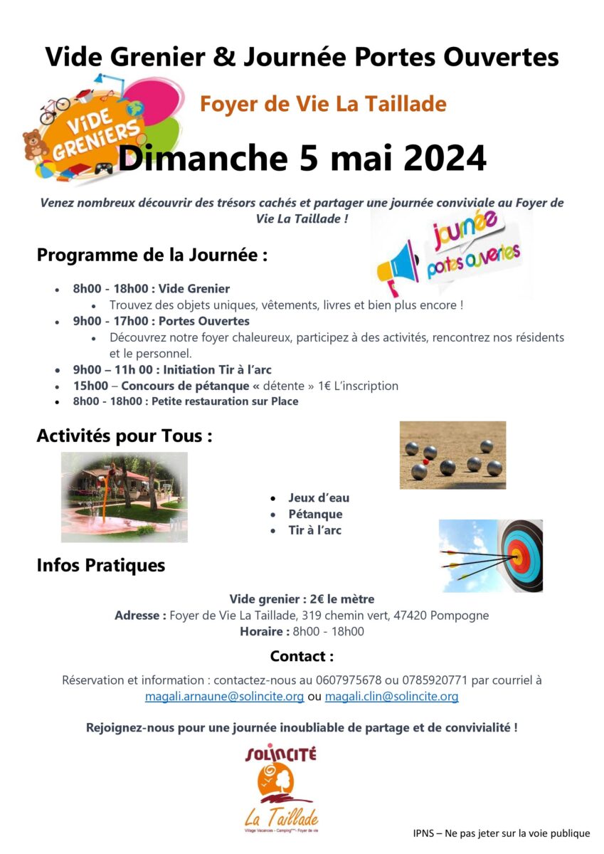 Vide Grenier / Portes Ouvertes à La Taillade