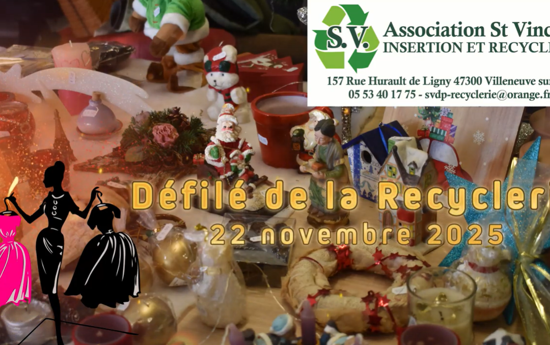 ✨ Défilé de la Recyclerie St Vincent – Insertion & Recyclerie ✨ 22/11/25